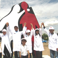 Children in Iran on World Hemophilia Day 