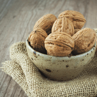 Bowl of walnuts