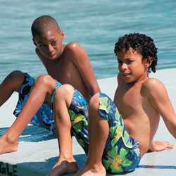 Swimmers at hemophilia camp
