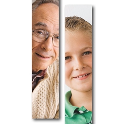 Grandpa and boy, both with hemophilia