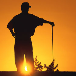 Golfer with hemophilia