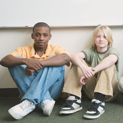 Middle school boys