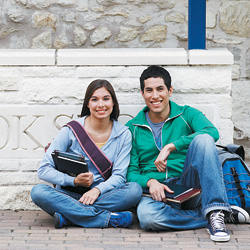 two college students