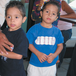 Two boys from Honduras
