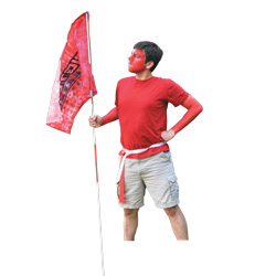 Dr. Matt Ambrose playing Capture the Flag