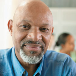 Older man with hemophilia