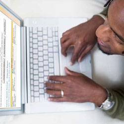Man with laptop