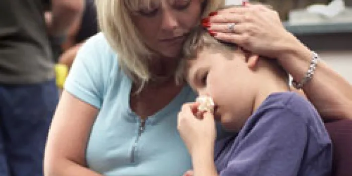 A hemophilia nosebleed